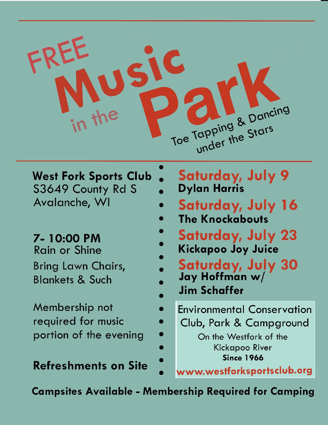 Free July Music Series - West Fork Sports Club